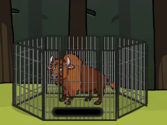 Xogo Rescue the Bison from Cage en liña