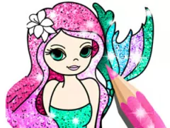 Xogo Coloring Book: Little Mermaid en liña
