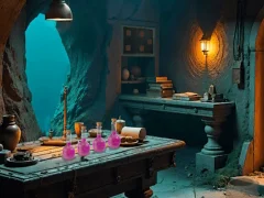 Xogo Underwater Sorceress Escape en liña