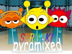 Xogo Sprunki Pyramixed: Squid Game en liña