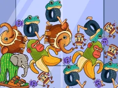 Xogo Italian Brainrot: Animals Merge Puzzle en liña