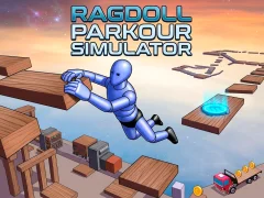 Xogo Ragdoll Parkour Simulator en liña