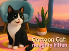Xogo Cartoon Сat: naughty kitten en liña