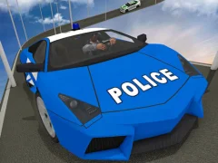 Xogo Impossible Police Car Track en liña