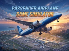 Xogo Passenger Airplane Game Simulator en liña