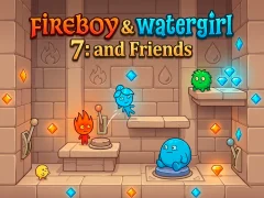 Xogo Fireboy & Watergirl 7: and Friends en liña
