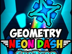 Xogo Geometry Neon Dash subzero en liña