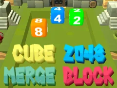 Xogo 2048 Cube Merge Block en liña