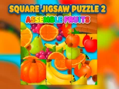 Xogo Square jigsaw Puzzle 2 - Assemble Fruits en liña
