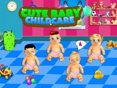 Xogo Cute Baby Child Care en liña