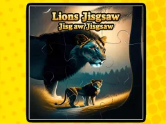 Xogo Lions Jigsaw Jigsaw en liña