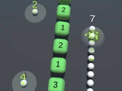 Xogo Snake 3D Block en liña