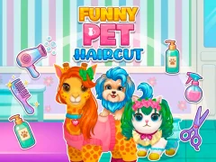 Xogo Funny Pet Haircut en liña