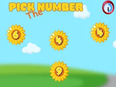 Xogo Pick The Number en liña