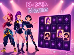 Xogo K-pop. Memo en liña