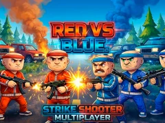 Xogo Red vs Blue. Strike Shooter Multiplayer en liña