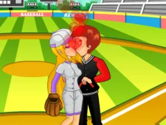 Xogo Baseball Kissing en liña