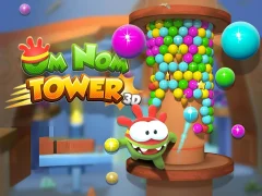 Xogo Om Nom Tower 3D en liña