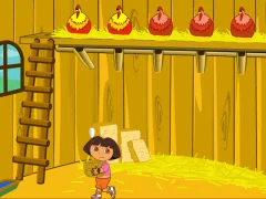 Xogo Dora The explorer Saves the Farm en liña