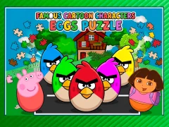 Xogo Famous Cartoon Characters Eggs en liña