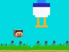 Xogo Chicken Jockey Flappy Minecraft en liña