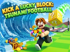 Xogo Kick a Lucky Block: Tsunami Football en liña