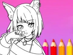 Xogo Anime Manga Coloring Book en liña