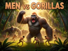 Xogo Men Vs Gorillas en liña