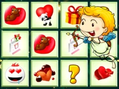 Xogo Valentines Cards Match en liña