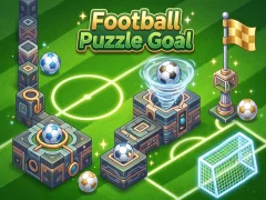 Xogo Football Puzzle Goal en liña