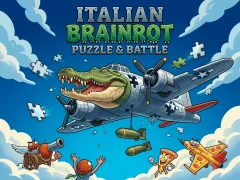 Xogo Italian Brainrot: Puzzle & Battle en liña