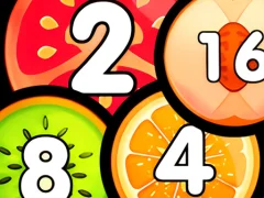 Xogo Merge Balls Shooter 2048 Connect Fruits en liña