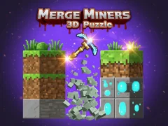 Xogo Merge Miners 3D Puzzle en liña