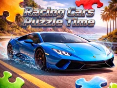 Xogo Racing Cars Puzzle Time en liña