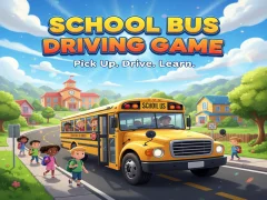 Xogo School Bus Driving Game en liña