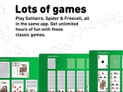 Xogo Solitaire collection: klondike, spider & freecell en liña