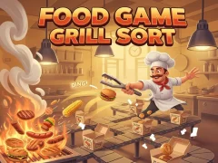 Xogo Food Game Grill Sort en liña
