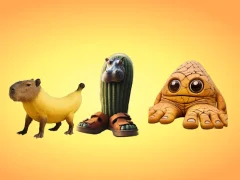 Xogo Italian animals with voice acting en liña