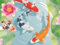 Xogo Koi Fish Pond en liña