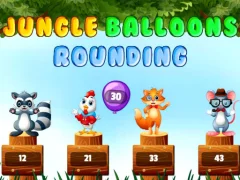 Xogo Jungle balloons rounding en liña