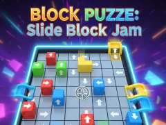 Xogo Block Puzze: Slide Block Jam en liña