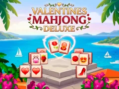 Xogo Valentines Mahjong Deluxe en liña