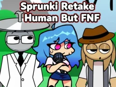 Xogo Sprunki Retake Human But FNF en liña