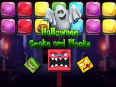 Xogo Halloween Snake and Blocks en liña