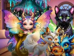Xogo Mysterious Familiars Enchanted Bestiary en liña