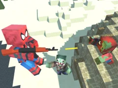 Xogo Block Craft Zombie Attack en liña