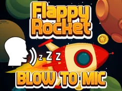 Xogo Flappy Rocket With Blowing en liña