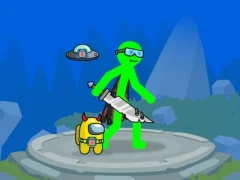 Xogo Stickman Mega Boss Battles! en liña