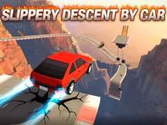 Xogo Slippery Descent By Car en liña