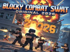 Xogo Blocky Combat Swat Original 2026 en liña
